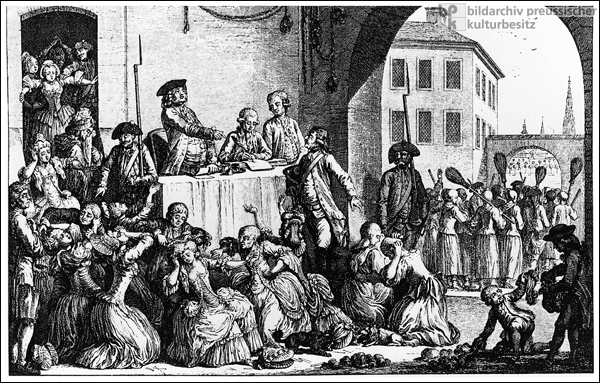 Die Bestrafung von Prostituierten in Wien (1782)